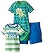 Gerber Baby Boys' 3 Piece Bodysuit Shirt Short Set