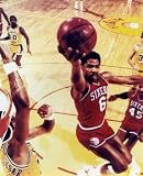Julius ''Dr. J'' Erving Philadelphia 76ers 8x10 Photo (Layup vs. Lakers)