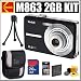 Kodak Easyshare M863 8.2MP Digital Camera (Black) + 2GB Deluxe Accessoy Kit