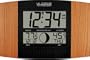 La Crosse Technology WS-8117U-IT-OAK Atomic Wall Clock with Outdoor Temperature