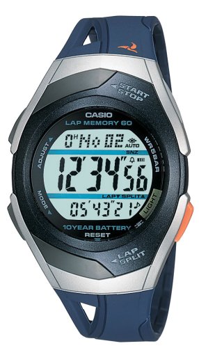 CASIO PHYS ランナー用ウォッチ STR-300J-2AJF LAP MEMORY60 TOUGH BATTERY10