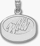 Minnesota Wild Wild Puck Pendant - Sterling Silver Jewelry
