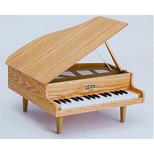 【クリックで詳細表示】グランドピアノ (木目) 1102-7