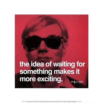 Waiting Art Poster Print by Andy Warhol, 11x14