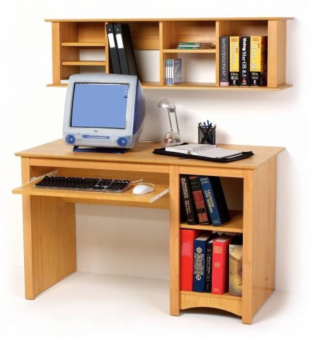 Prepac Wall Storage Hutch in Maple Laminate - HD-1348