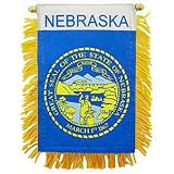 Nebraska State Flag Mini Banner 3 x 5