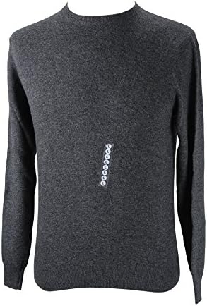 Luxury Rebel Mens Crewneck Sweater Size L 48 (EU) US Regular - Grey Wool Blend