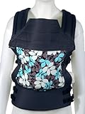 BabyHawk Oh Snap! Baby Carrier, Aqua Falling Leaves