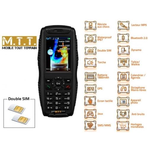 T�l�phone GSM MTTEXTREMNOIR