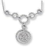 17 Diamond Circle Necklace