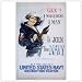 Trademark V8063-C2432GG US Navy Woman by Howard Christy-Framed 24x32 Canvas Art