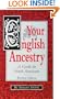 Your English Ancestry : A Guide for North Americans