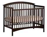 Stork Craft Bradford Fixed Side Convertible Crib, Espresso