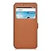 BLU Energy X2 case, KuGi ® BLU Energy X 2 case - BW style High quality ultra-thin PU Leather Case for BLU Energy X 2 smartphone (Brown)