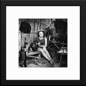 Maureen O'sullivan Custom Framed And Matted B&W Photo (Tarzan and His Mate) Total Size:... by StarFramers