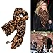 AllBueaty Fashion Women Ladies Brown Leopard Print Soft Long Stole Scarf Shawl Pashmina (A)
