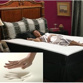 Memory Foam 1 Inch Mattress Toppers Queen