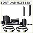 Sony Bravia DAV-HDX585 Home Theater System w/ 2 HDMI Cables