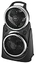 Honeywell HT-8800BP Double 7" Floor Fan with 90&deg; Tilt, Black