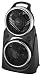 Honeywell HT-8800BP Double 7" Floor Fan with 90&deg; Tilt, Black