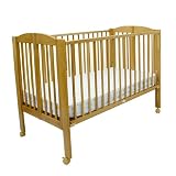 Dream On Me Folding Full Size Crib - Natural