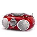 AudioSonic CD-570 CD Stereoradio (MP3, USB 2.0) rot
