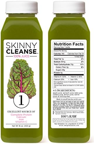 Raw Generation Skinny Juice Cleanse - Dextox and Cleanse Product - 84 Bottles (14-day Supply)
