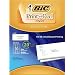 BIC Print & Peel Mailing Labels - 1" x 2 5/8" - 30 labels per sheet / 30 sheets per package (whi)