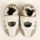 Momo Baby Soft Sole Baby Sandal Shoes - Athelic Taupe