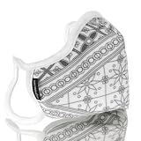 VOGMASK Batik Organic Cotton Filtering Mask: for dust, germs, smoke, ash, pollen, pollution, cycling, woodworking, or anonymity