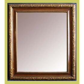 Antique French  Art Nouveau Mirror Gilded Plaster Gesso