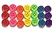 100 Pcs Rainbow 4 Holes Buttons Size 11 Mm