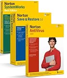 Norton Antivirus 2007 (incl. maj 2008) + Norton SystemWorks Basic Edition + Norton Save & Restore 2.0