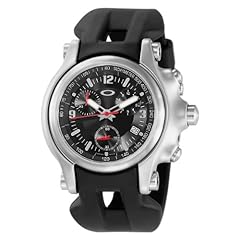 Oakley Men's 10-215 Holeshot Unobtainium Strap Edition Chronograph Rubber Watch 