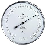 Fischer Präzis Haar-Hygrometer im Edelstahlgehäuse Erzgebirge