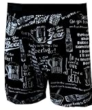 Beer Phrases Black Boxers for men