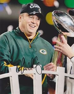 Mike McCarthy Autographed / Hand Signed Green Bay Packers 8x10 Photo - Super Bowl XLV Champion