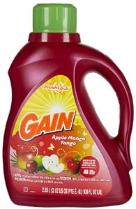 Gain Joyful Expressions 2X Liquid Detergent-Apple Mango Tango-100 oz., 48 Loads