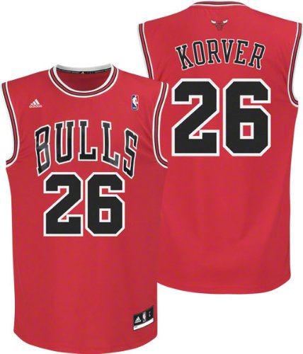Kyle Korver Jersey: adidas Red Revoluton 30 Replica #26 Chicago Bulls Jersey