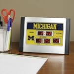 Michigan Wolverines Alarm Scoreboard Clock