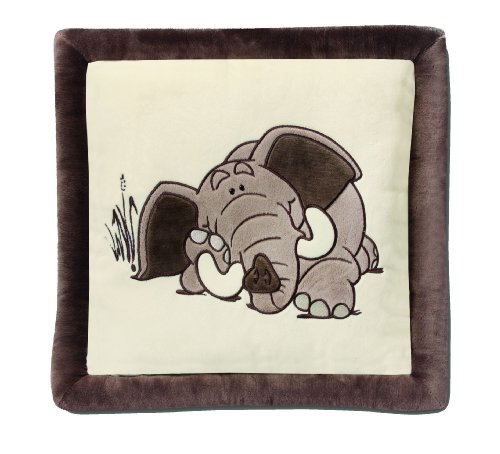 Nici 33057 - Kissen Elefant quadratisch, 40x40 cm Preisvergleich