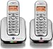BT Studio Plus 4100 Twin DECT Cordless Telephone - Silver/Dark Grey