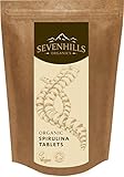 Sevenhills Organics Spirulina Tablets 500g (1000 x 500mg), certified organic by the Soil Association