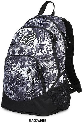 Buy Fox Racing Changes Mens Backpack Color: Black White by Fox Racing