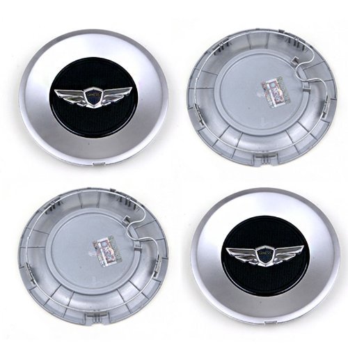 Genesis Wing 18inch Wheel Center Caps / V6 3.8 Sedan Wheel Caps (Set of 4) Mobis Genuine Parts