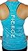 Womens Fierce Workout Burnout Racerback Tank Top. Workout Clothes.