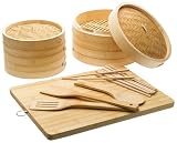 Review Prime Pacific 20PCSTEAM / Prime Pacific Trading Bamboo 20 Piece Wooden Steamer Set