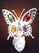 KG & C NL1005 Butterfly Silver Night Light
