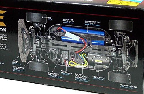RCECHO® Tamiya EP RC Car 1/10 RAYBRIG HSV-010 TT01 Type Chassis 4WD with ESC 58479 with RCECHO® Full Version Apps Edition