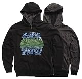 Vonzipper 20-20 Reversible Zip Hoody , Color: Black, Size: Lg M650GTWEBLK LG